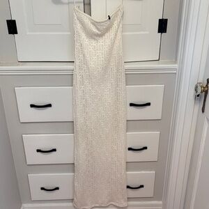 Princess Polly Strapless White Dress